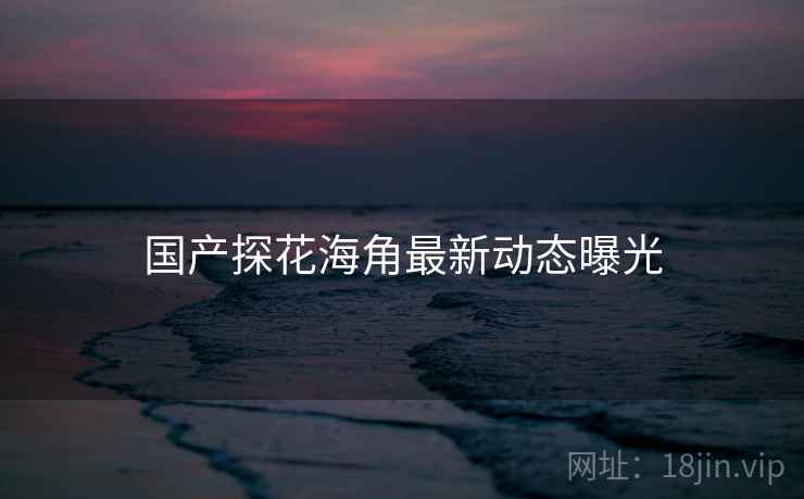 国产探花海角最新动态曝光 国产探花海角最新动态曝光